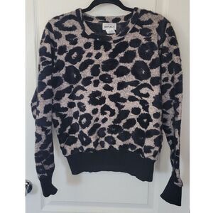 For the Republic Leopard Cheetah Animal Print Sweater